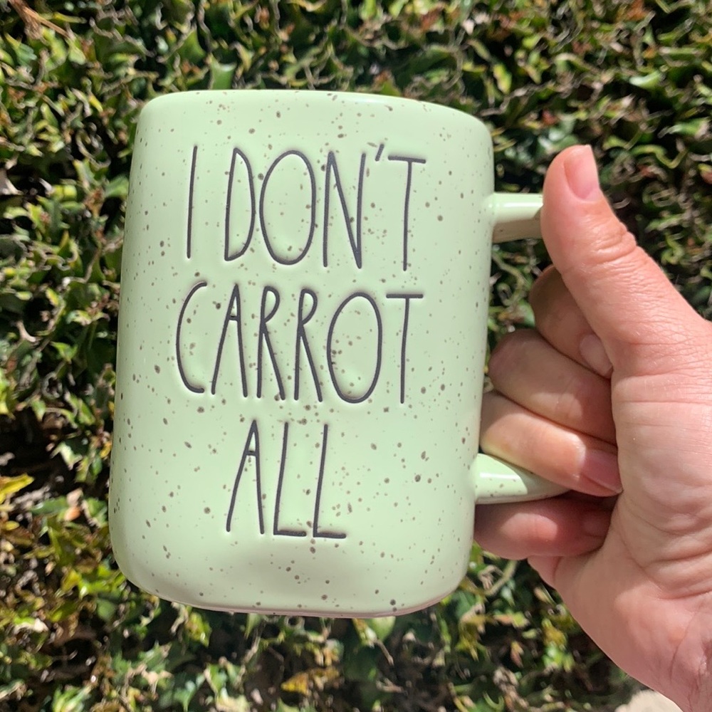 Rae Dunn Easter mug I DON’T CARROT ALL